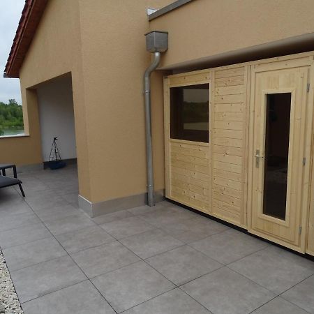 Feriendomizil Am Stoermthaler See, Lagovida, Leipziger Neuseenland, Grosspoesna, Privatstrand Luaran gambar