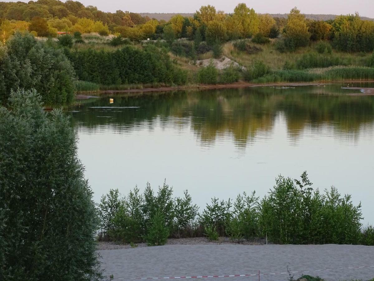 Feriendomizil Am Stoermthaler See, Lagovida, Leipziger Neuseenland, Grosspoesna, Privatstrand Luaran gambar