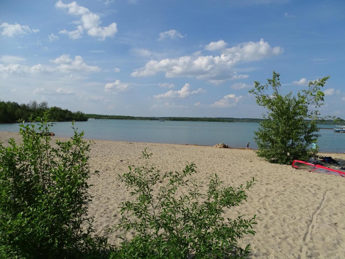 Feriendomizil Am Stoermthaler See, Lagovida, Leipziger Neuseenland, Grosspoesna, Privatstrand Luaran gambar