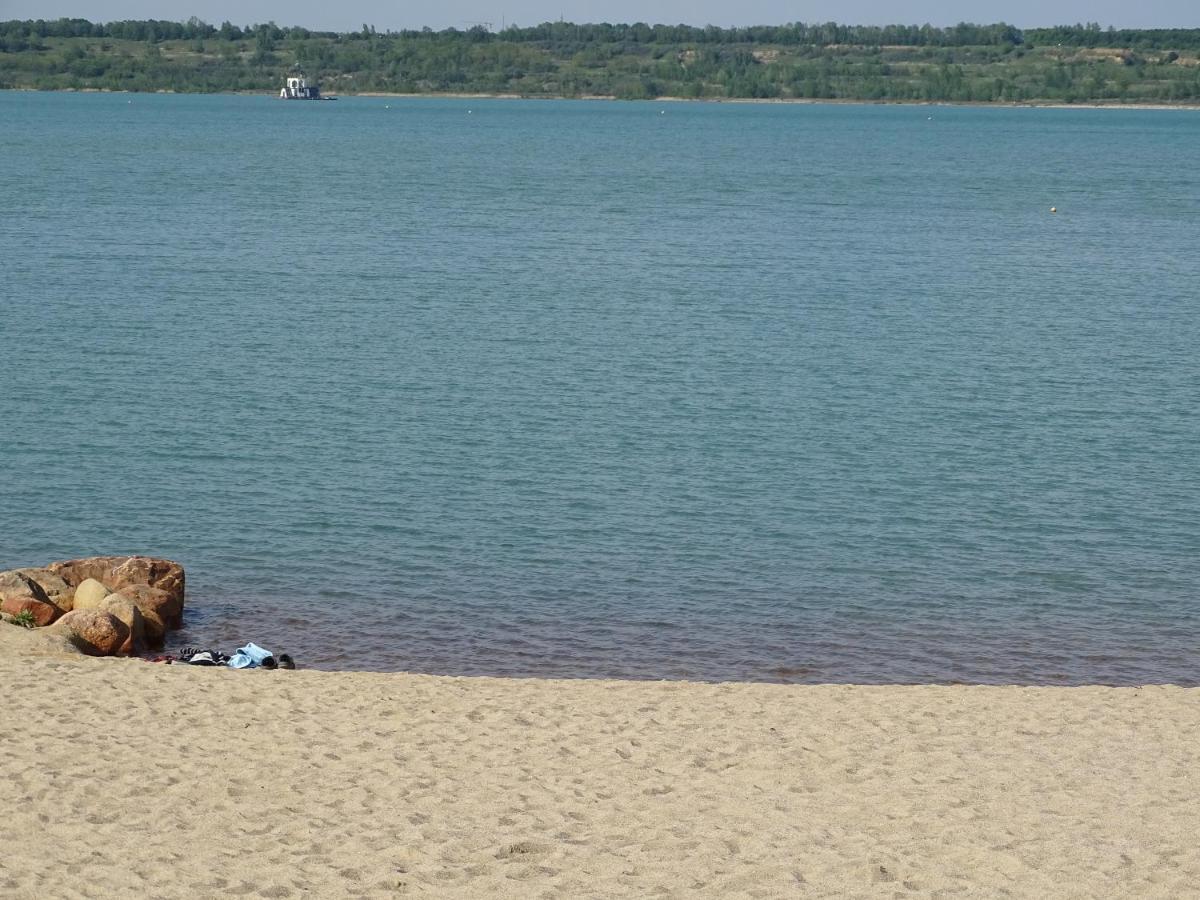 Feriendomizil Am Stoermthaler See, Lagovida, Leipziger Neuseenland, Grosspoesna, Privatstrand Luaran gambar