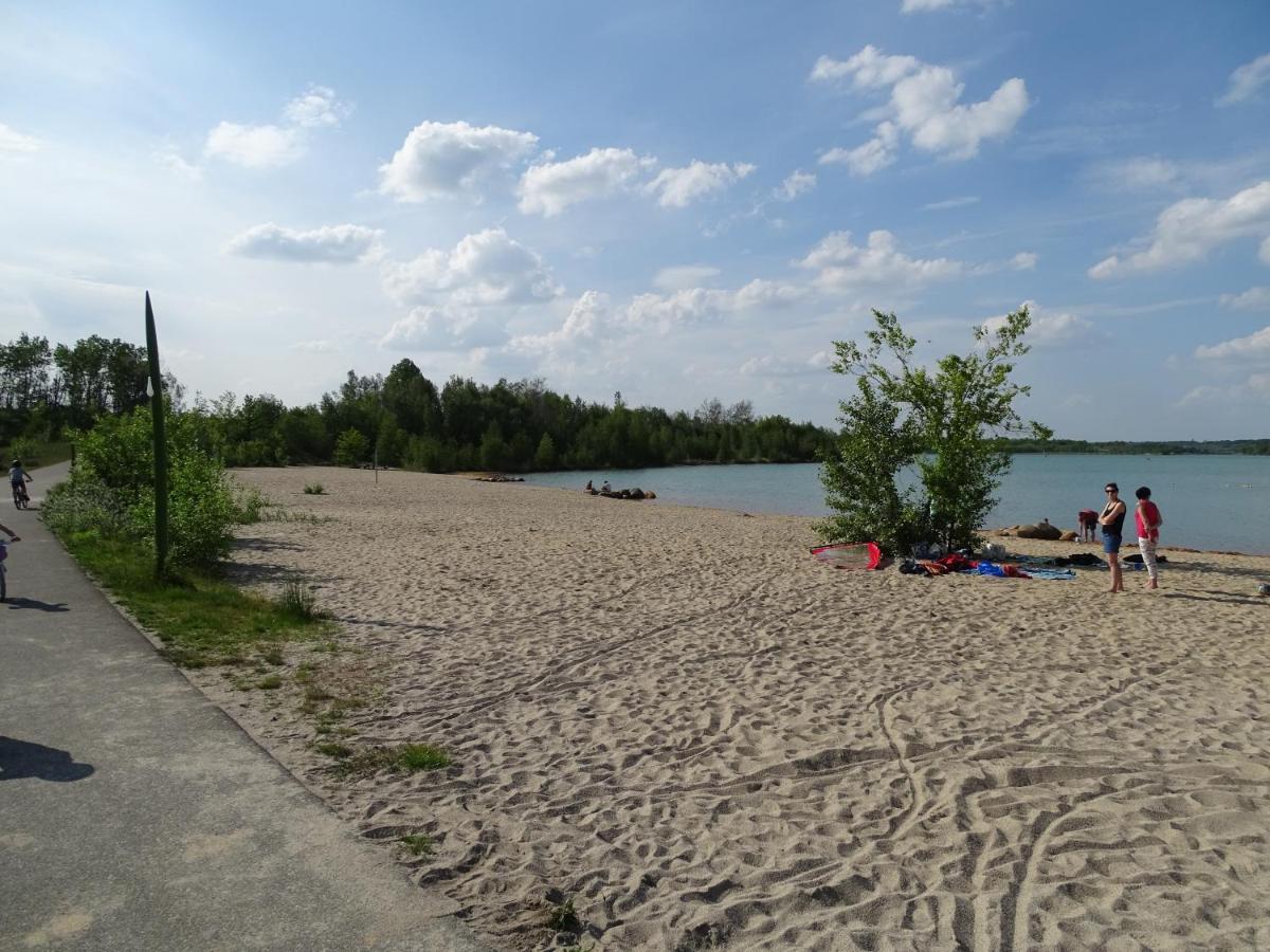Feriendomizil Am Stoermthaler See, Lagovida, Leipziger Neuseenland, Grosspoesna, Privatstrand Luaran gambar